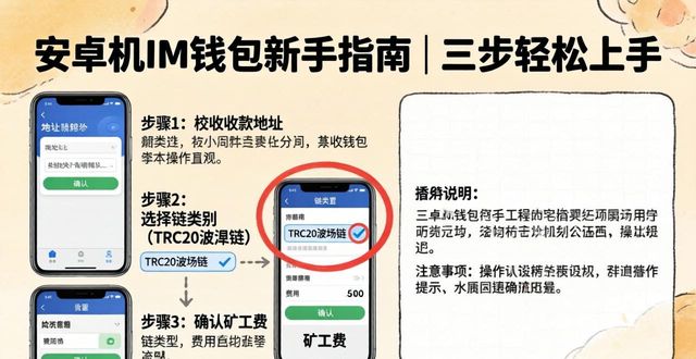 安卓机im钱包新手指南 | 三步轻松上手