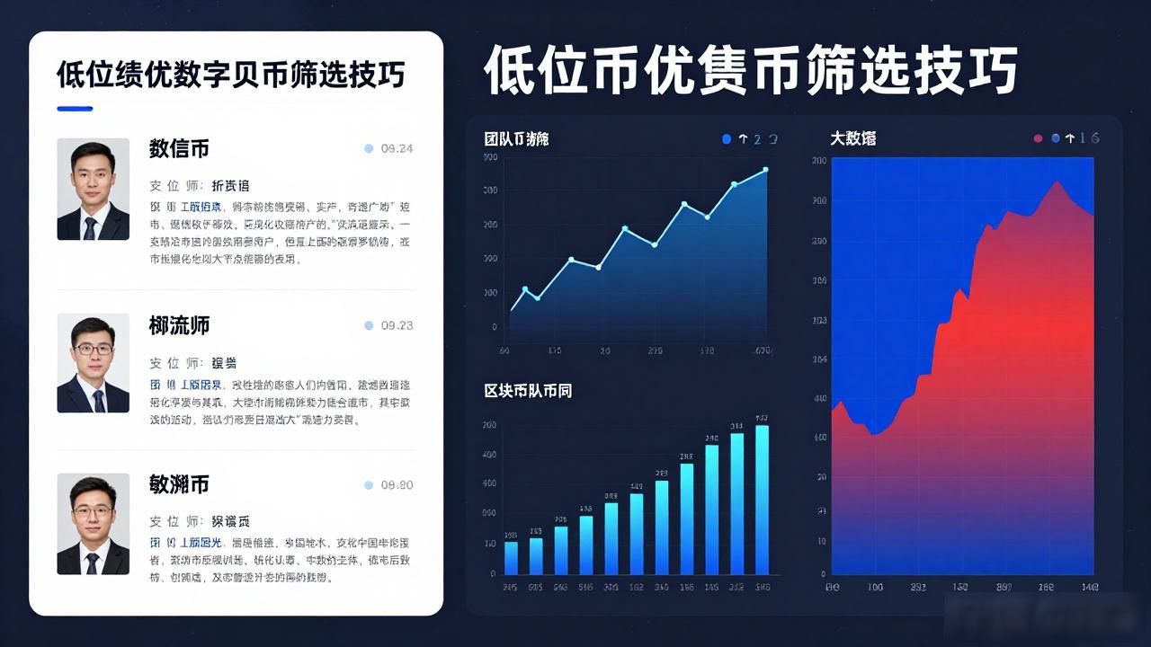 低位绩优数字货币怎么选？新手也能看懂的筛选技巧