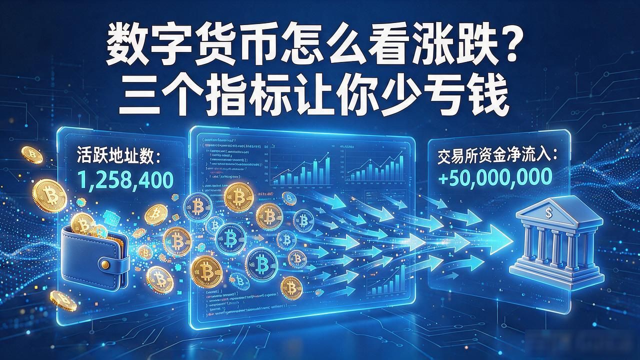 数字货币怎么看涨跌？三个指标让你少亏钱