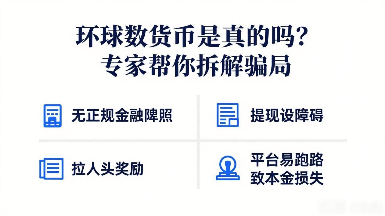 环球数字货币是真的吗？专家帮你拆解骗局