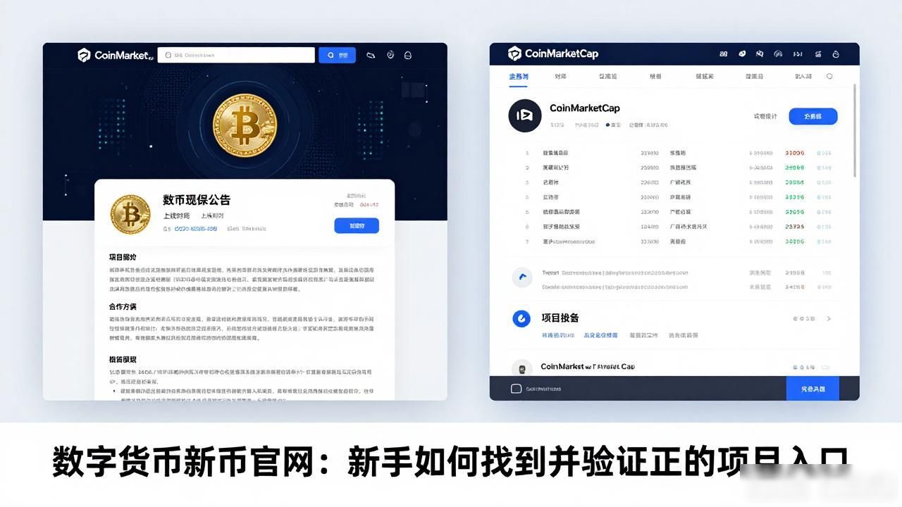 数字货币新币官网：新手如何找到并验证真正的项目入口