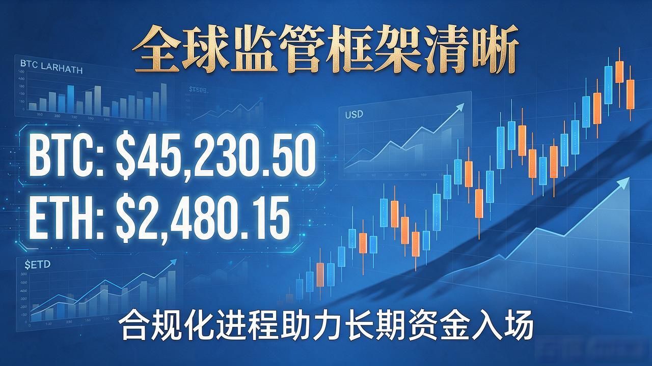 数字货币今日行情走势，BTC和ETH最新交易价