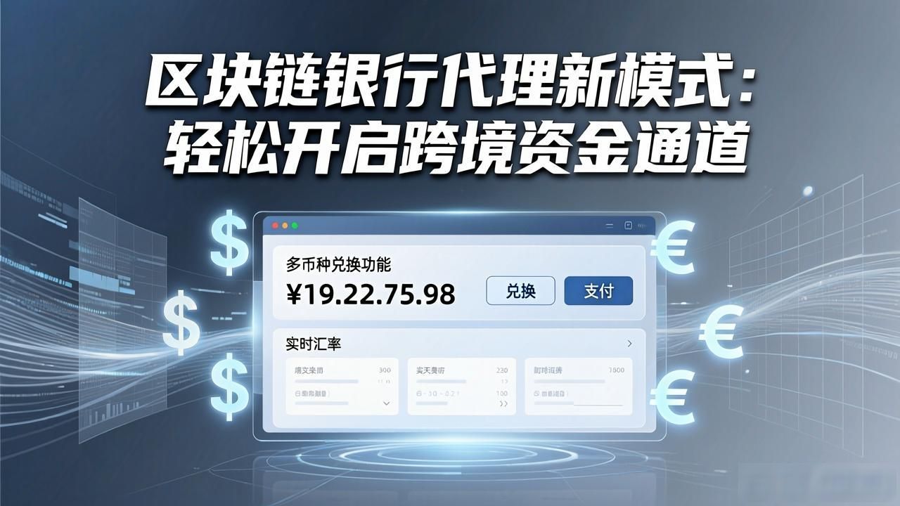 区块链银行代理新模式：轻松开启跨境资金通道