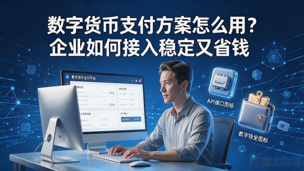数字货币支付方案怎么用？企业如何接入稳定又省钱