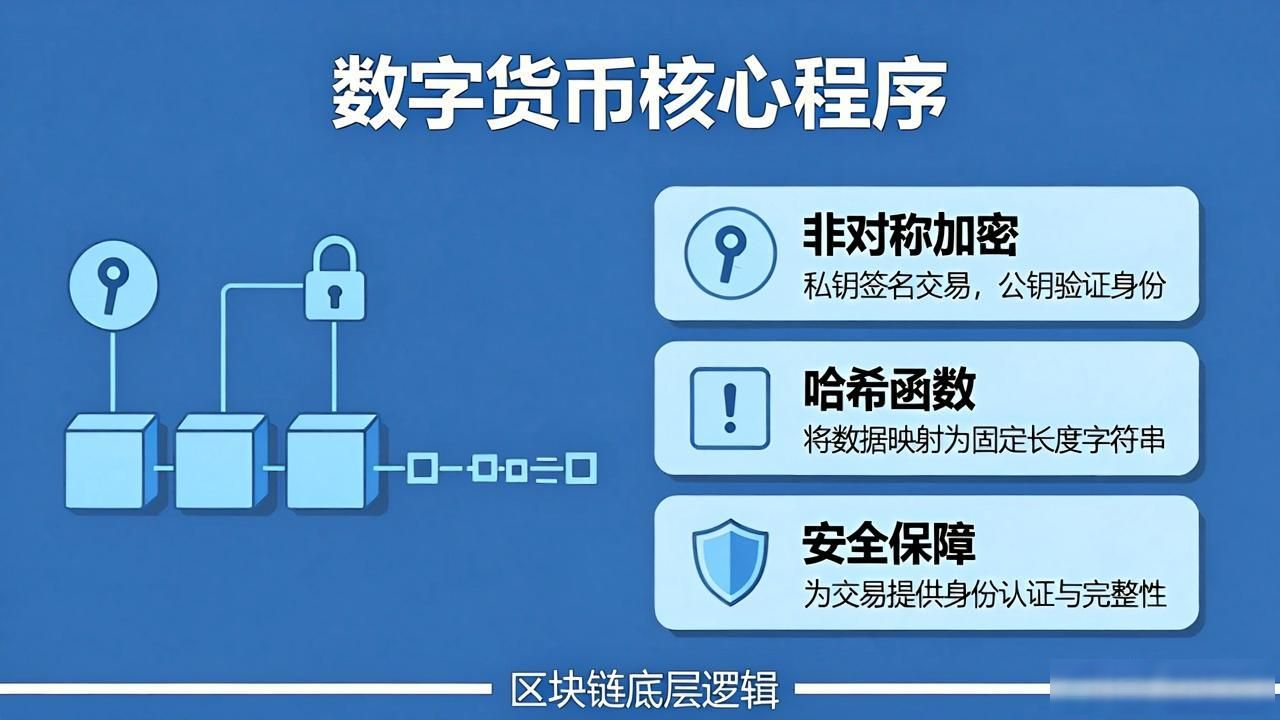 数字货币核心程序是什么？一文看懂区块链底层逻辑