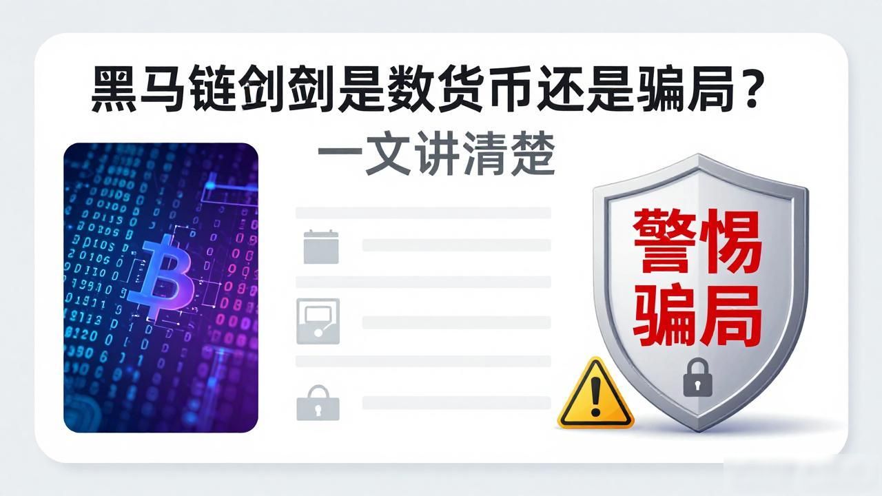 黑马链到底是数字货币还是骗局？一文讲清楚