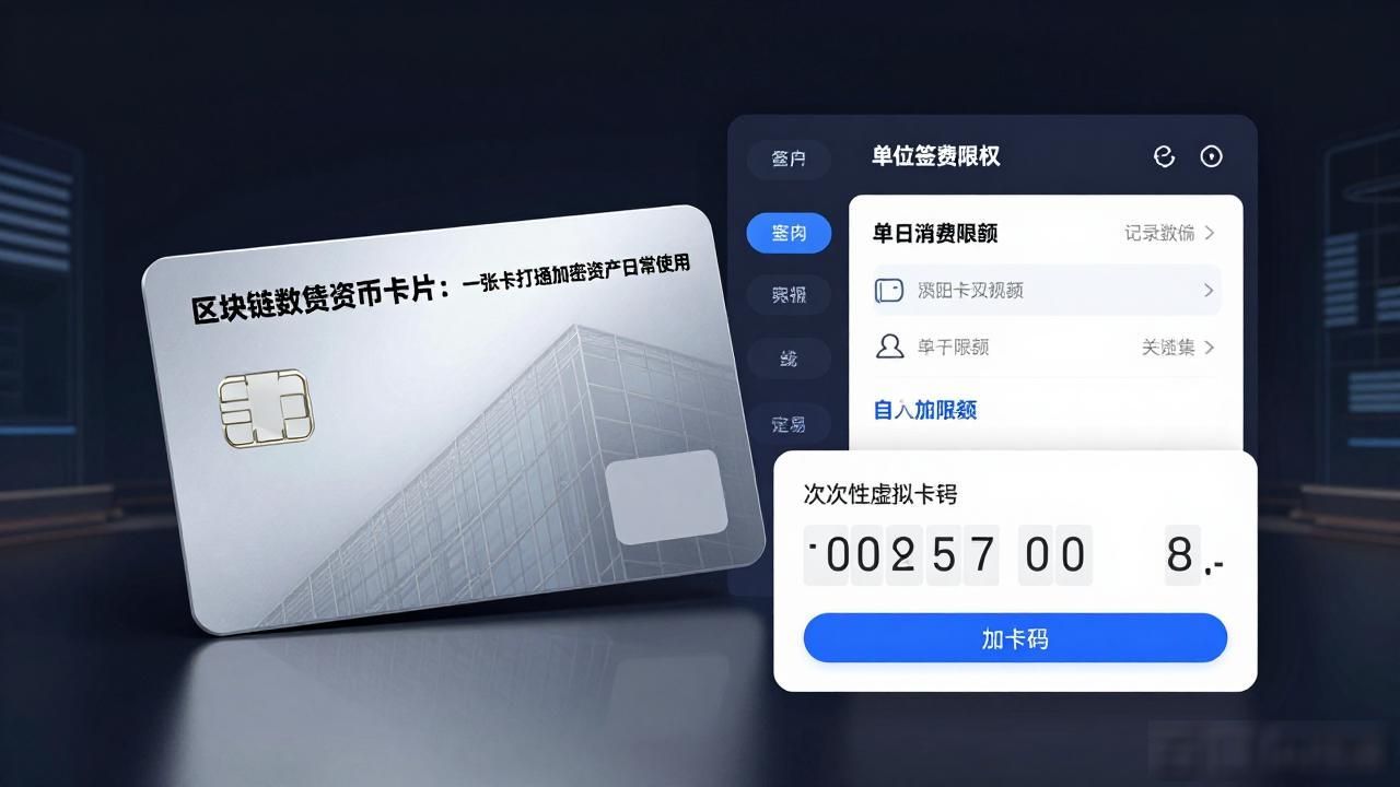 区块链数字货币卡片：一张卡打通加密资产日常使用