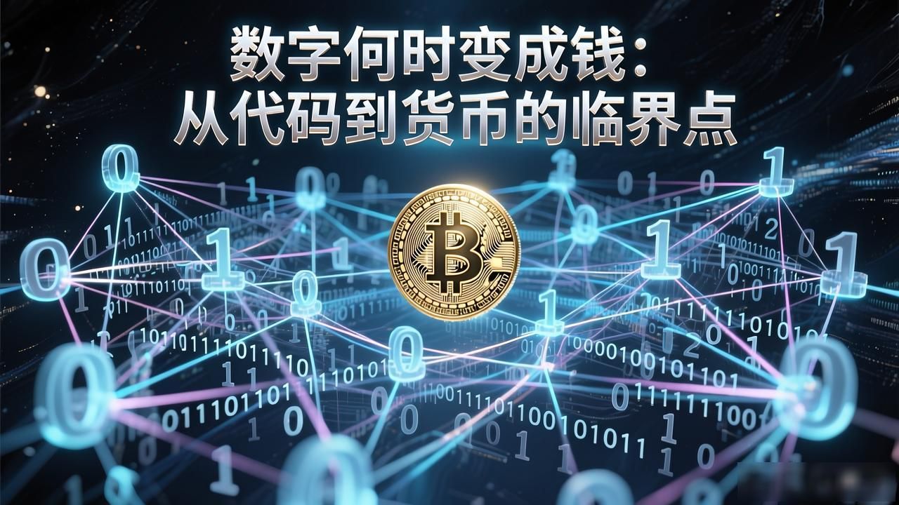 数字何时变成钱：从代码到货币的临界点