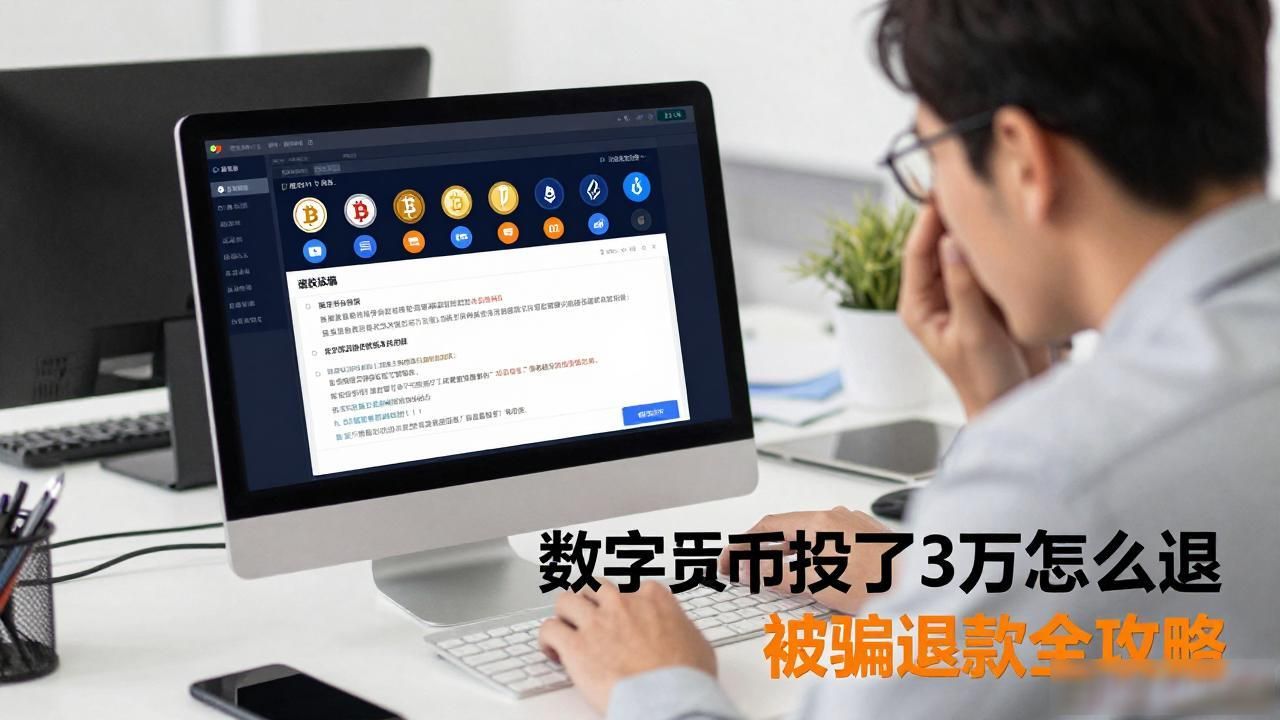 数字货币投了3万怎么退 被骗退款全攻略