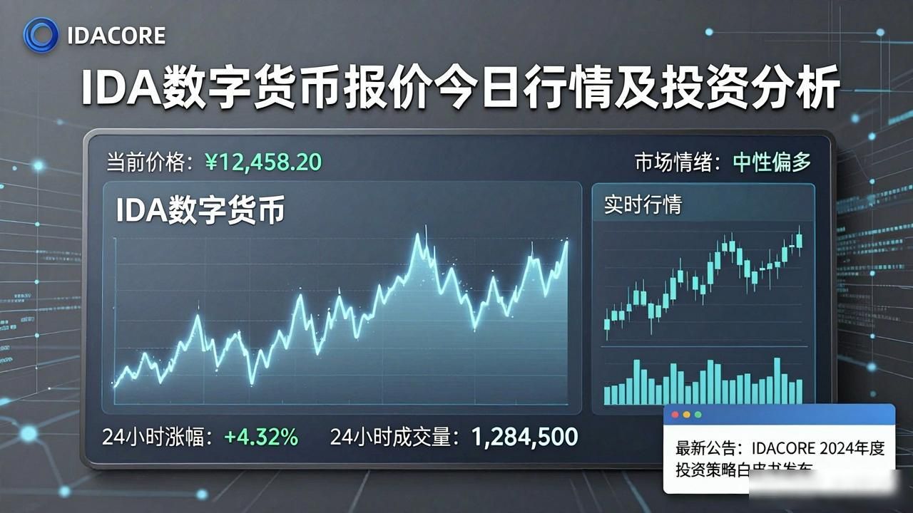 ida数字货币报价_IDA数字货币最新情况_IDA数字货币价格走势分析