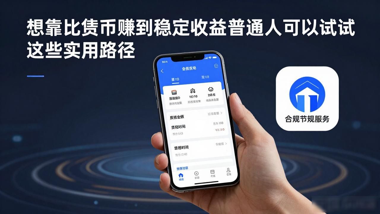 想靠数字货币赚到稳定收益 普通人可以试试这些实用路径