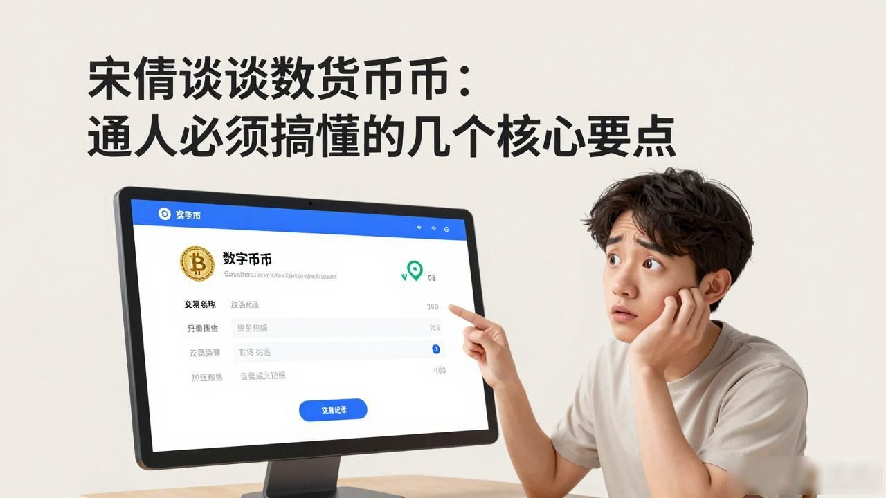 宋倩谈数字货币：普通人必须搞懂的几个核心要点