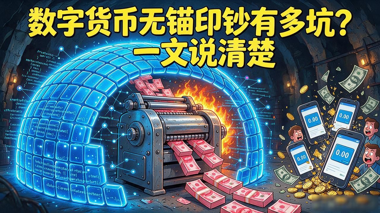 数字货币无锚印钞有多坑？一文说清楚