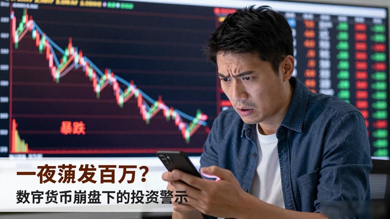 一夜蒸发百万？数字货币崩盘下的投资警示