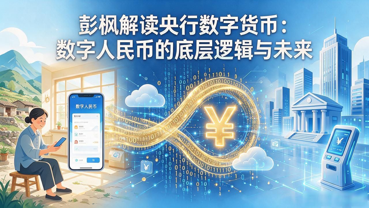 彭枫解读央行数字货币：数字人民币的底层逻辑与未来