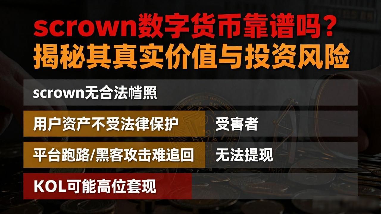 scrown数字货币_scrown数字货币代币经济模型分析_scrown数字货币风险