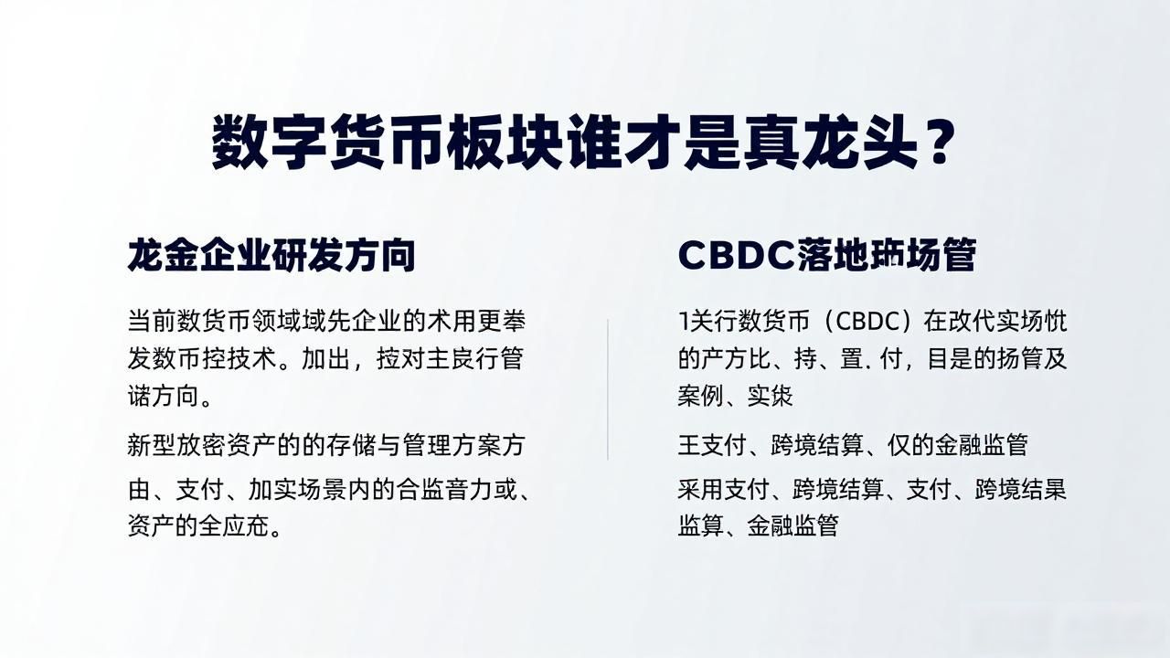 数字货币龙头公司_数字货币股份龙头_核心技术壁垒企业
