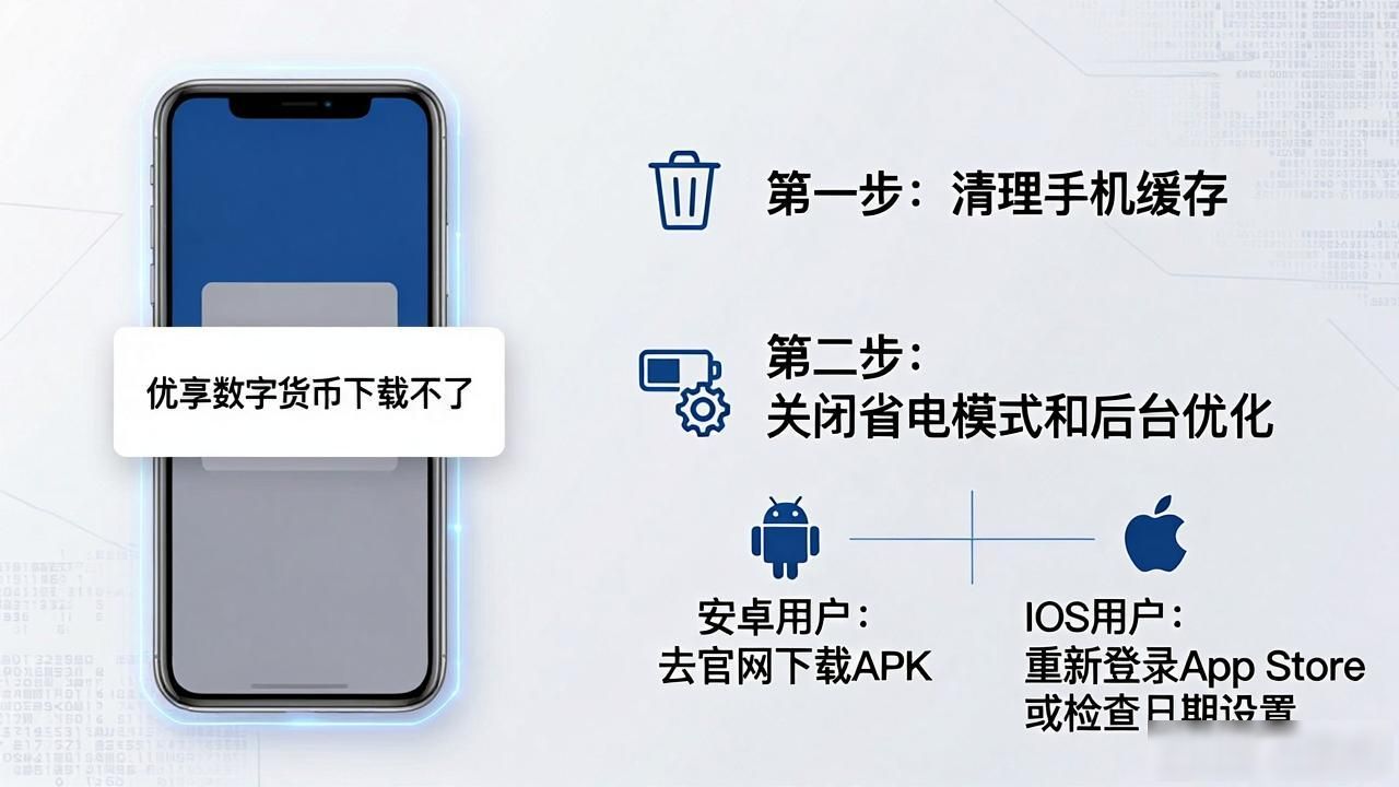 优享数字货币下载不了？教你三步轻松解决安装问题