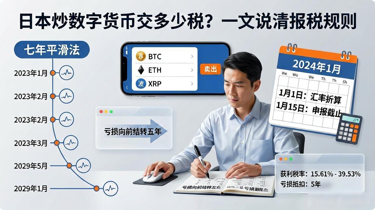 日本炒数字货币交多少税？一文说清报税规则