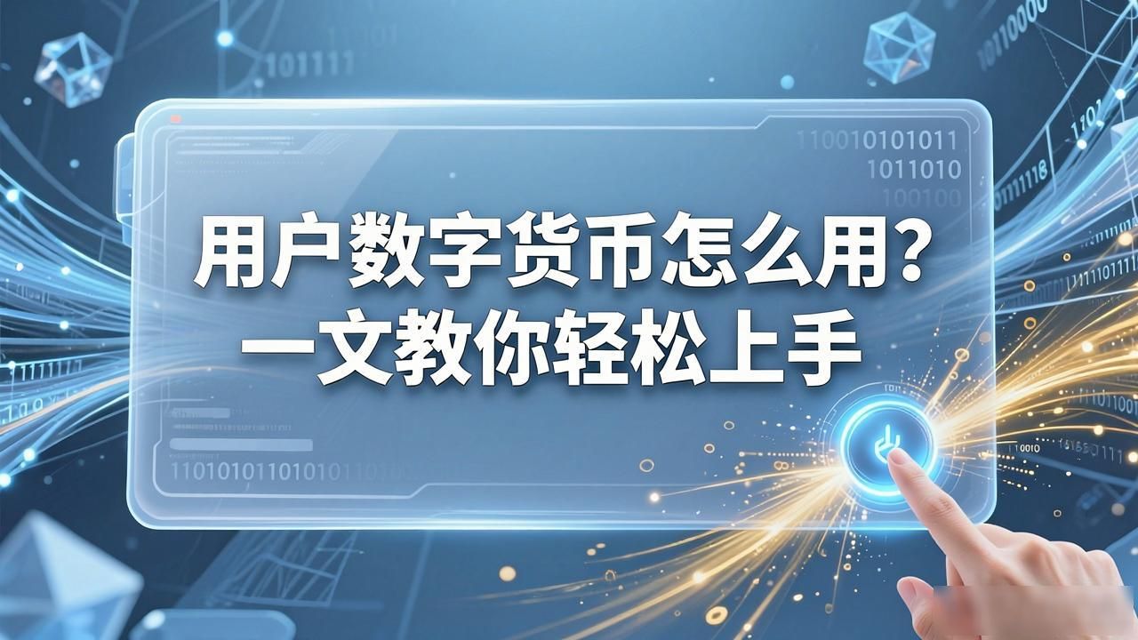 用户数字货币怎么用？一文教你轻松上手