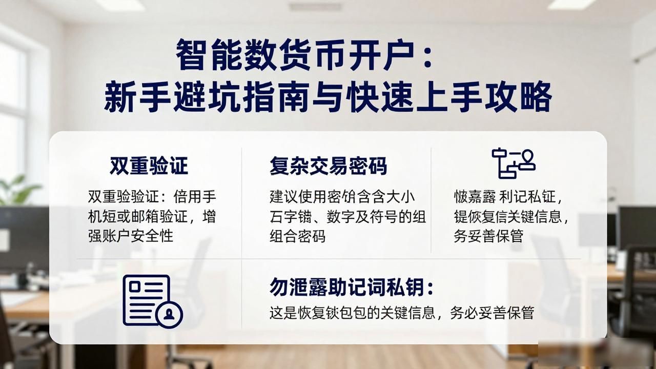 智能数字货币开户_数字资产交易平台选择_新手开户流程指南