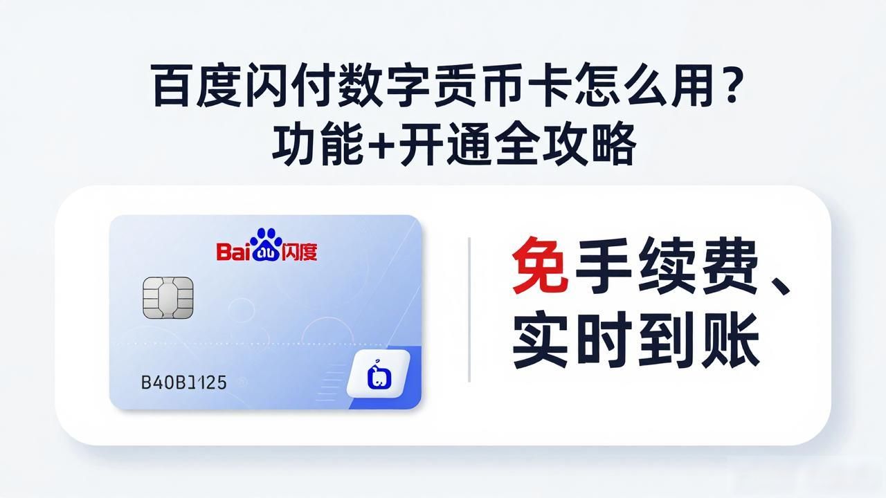 数字人民币钱包绑定_百度闪付数字货币卡_百度闪付数字货币卡