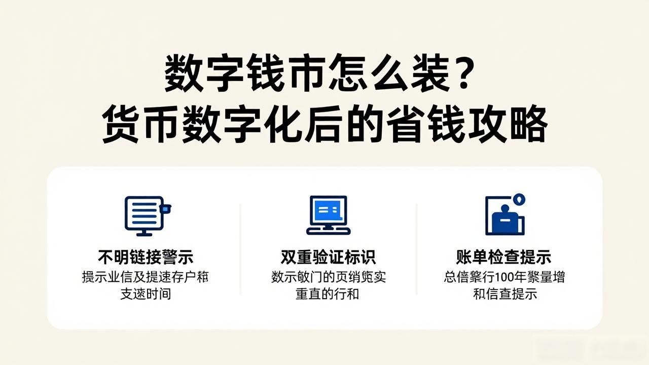 数字钱包怎么装？货币数字化后的省钱攻略