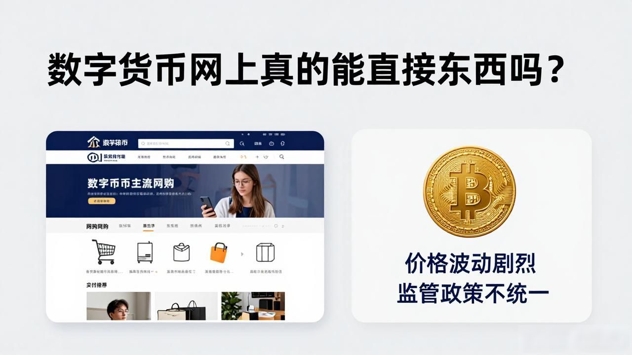 数字货币网上真的能直接买东西吗？
