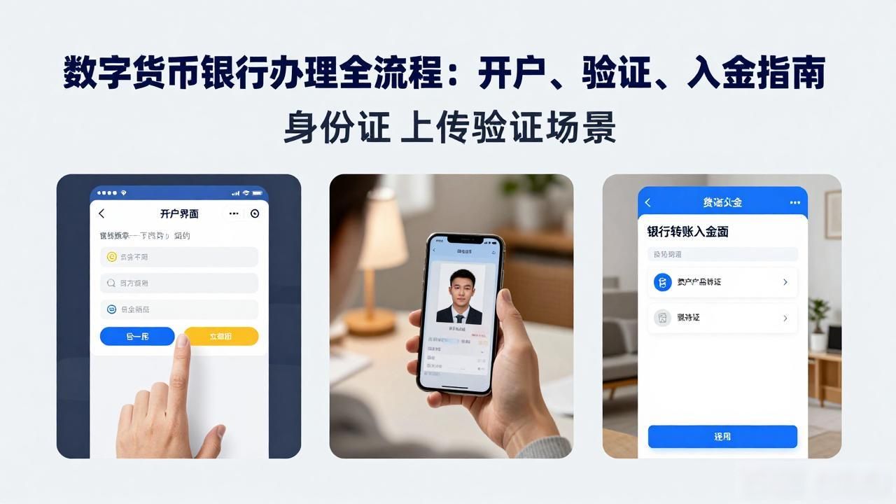数字货币银行办理全流程：开户、验证、入金指南