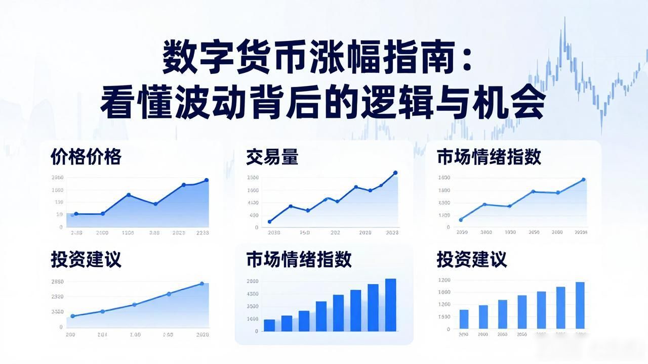 数字货币涨幅指南：看懂波动背后的逻辑与机会