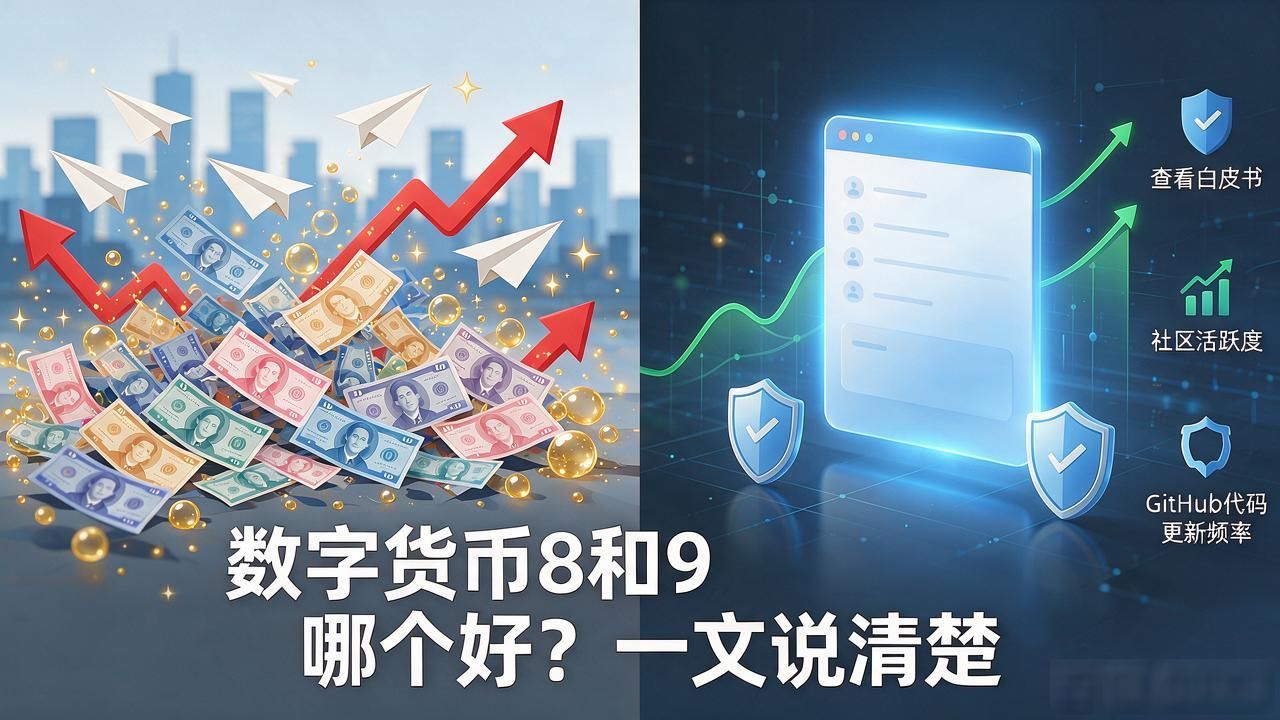 数字货币8和9哪个好？一文说清楚