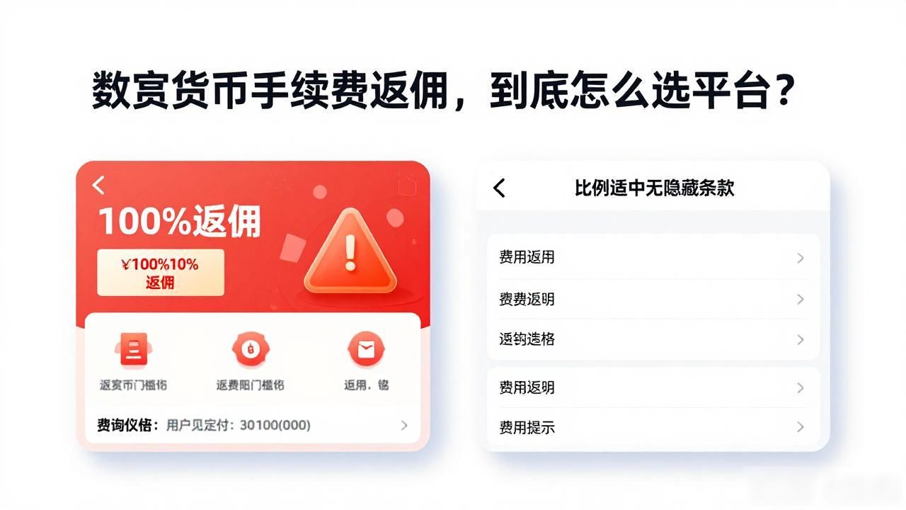 数字货币手续费返佣，到底怎么选平台？