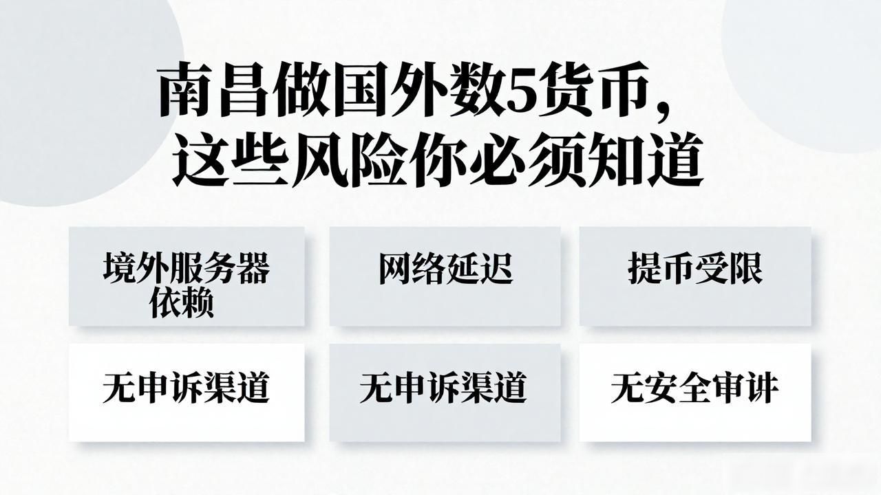 南昌做国外数字货币，这些风险你必须知道