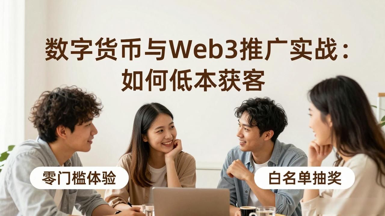 数字货币与Web3推广实战：如何低成本获客