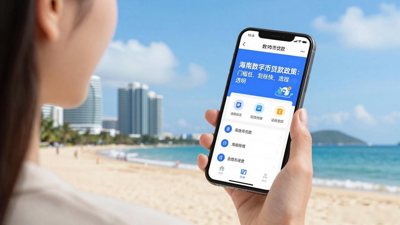 海南数字货币贷款政策：门槛低、到账快、流程透明