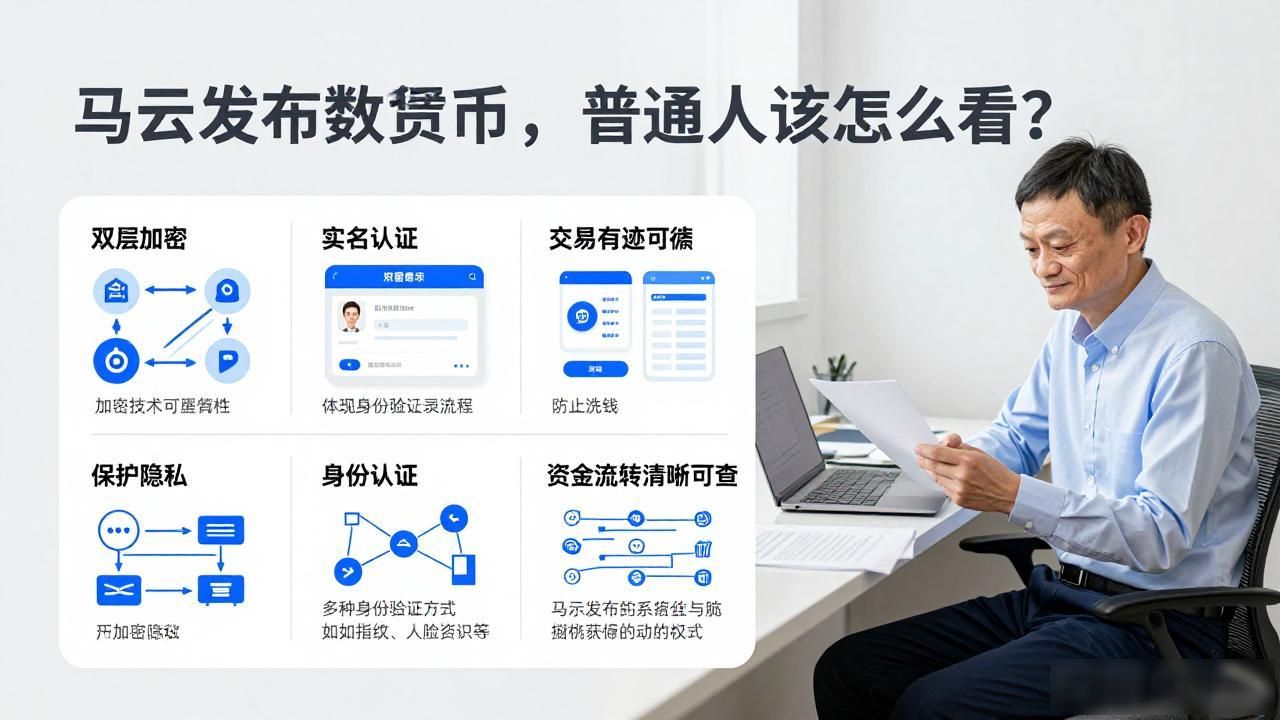 马云发布数字货币，普通人该怎么看？