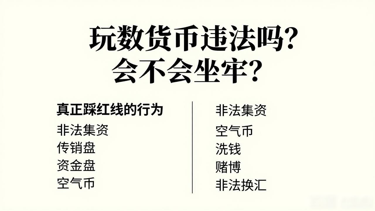 玩数字货币违法吗？会不会坐牢？