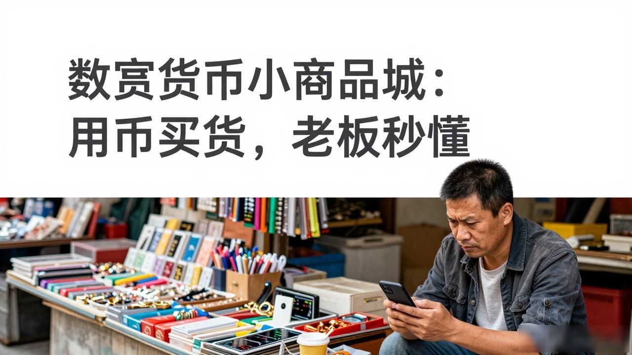 数字货币小商品城：用币买货，老板秒懂
