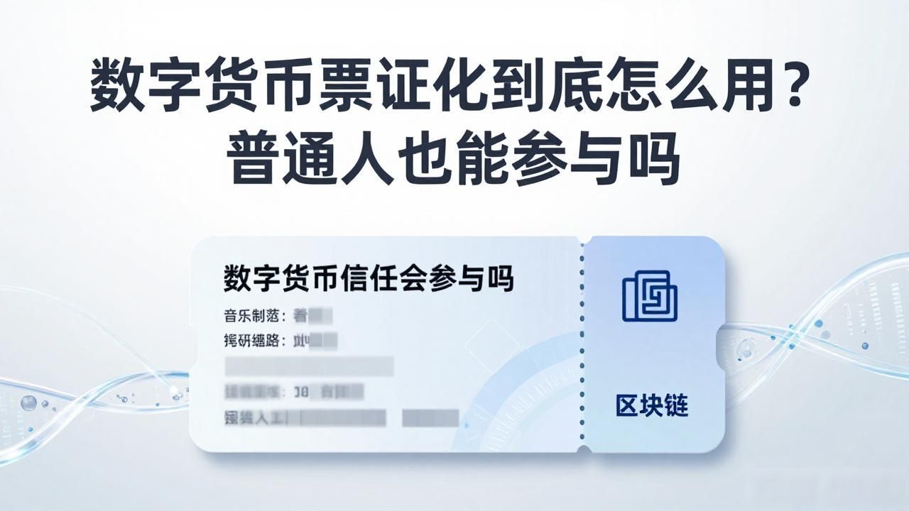 数字货币票证化到底怎么用？普通人也能参与吗