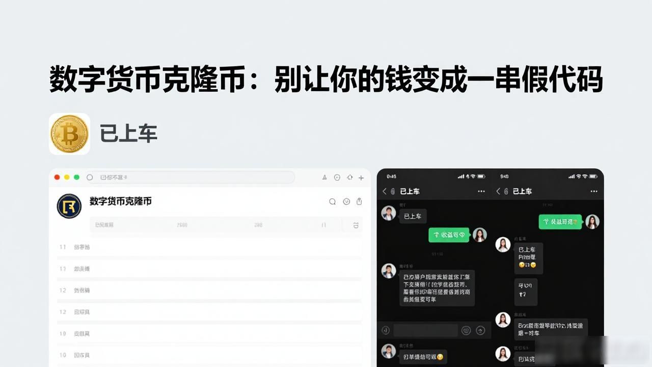 数字货币克隆币：别让你的钱变成一串假代码