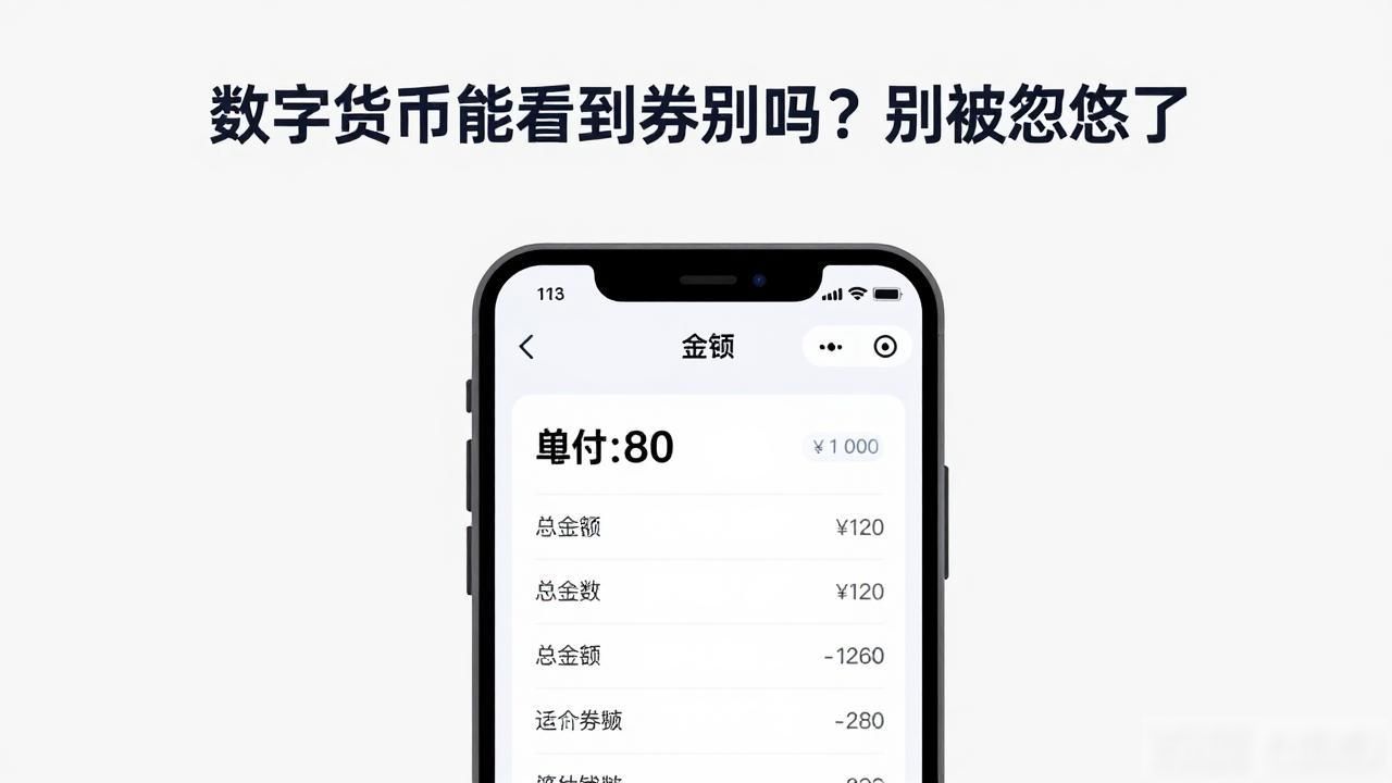 数字货币能看到券别吗？别被忽悠了