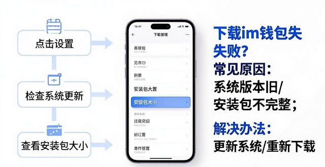 下载im钱包老失败？这些常见错误和解决办法看这里