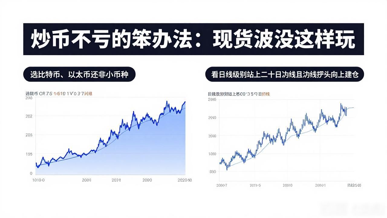炒币不亏的笨办法：现货波段这样玩