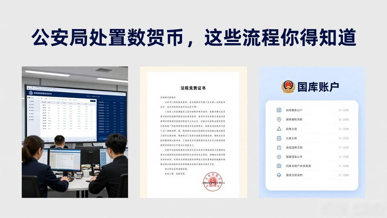 公安局处置数字货币，这些流程你得知道