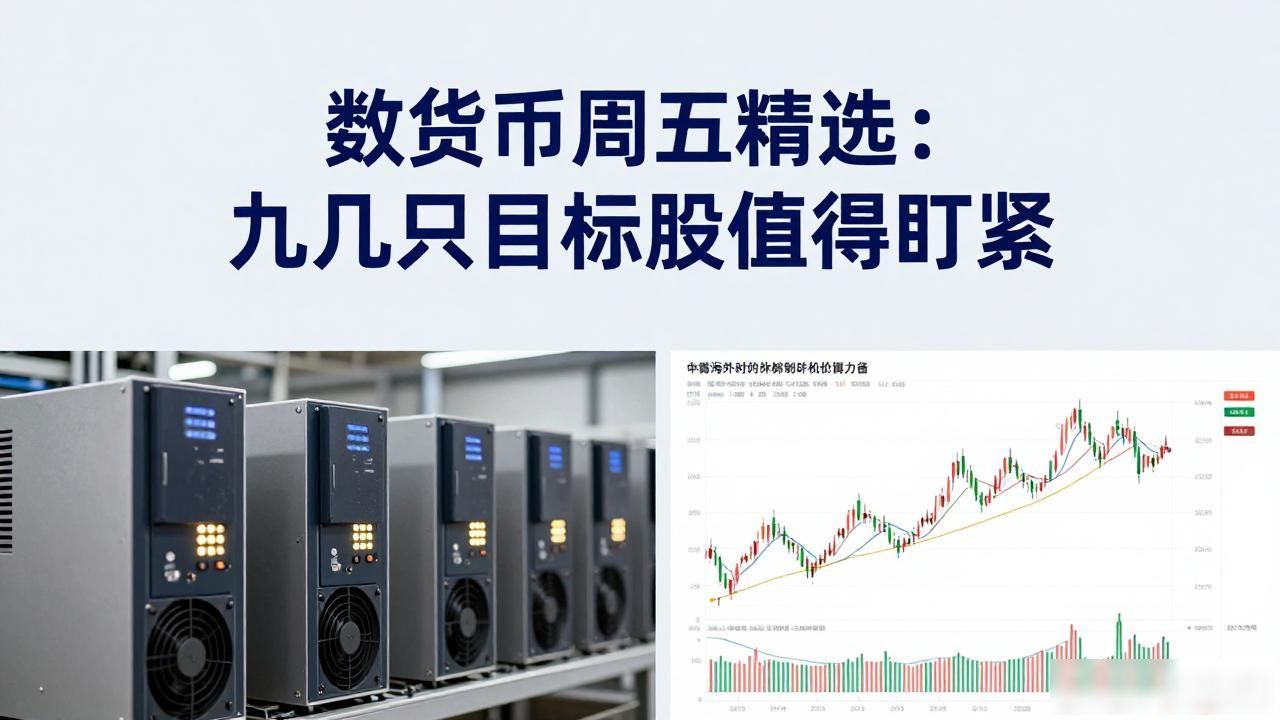 数字货币周五精选：这几只目标股值得盯紧