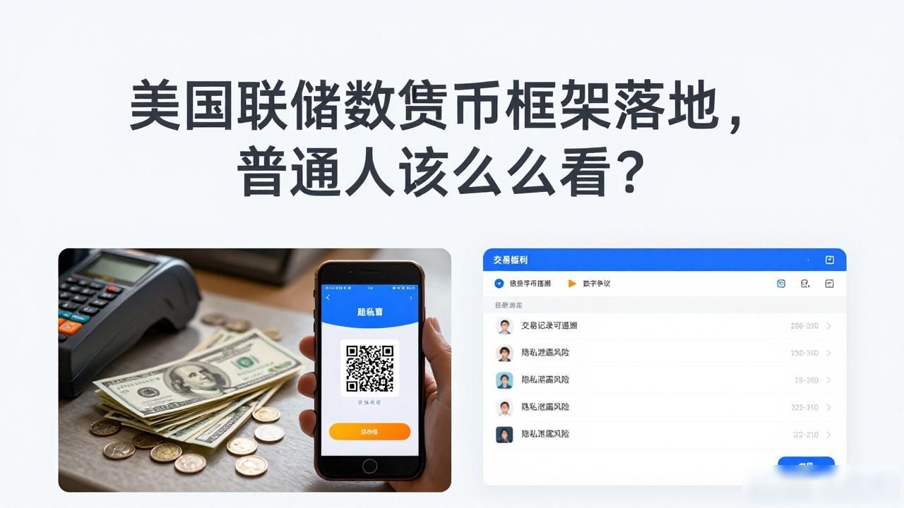 美国联储数字货币框架落地，普通人该怎么看？